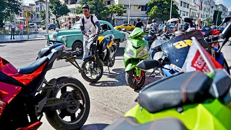 robo de motos en Cuba